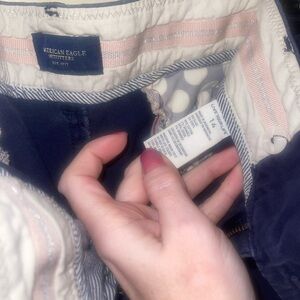 American Eagle Outfitters Blue cotton dress pants